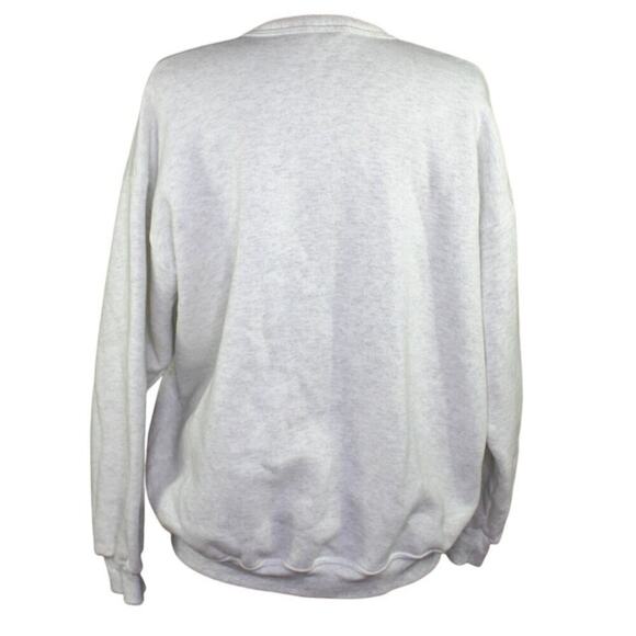 Vintage Won's Wear V Neck Cardigan Sweatshirt Embroidered Floral Preppy - Picture 3 of 4